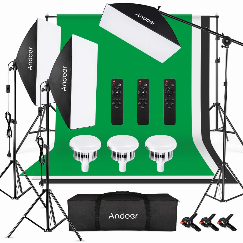 Discount code for Warehouse 51% discount 99 00 Andoer Studio Photography Light Kit free shipping at Cafago