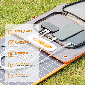 Discount code for Warehouse 51% discount 153 59 Flashfish 18V 100W Portable Solar Panel free shipping at Cafago