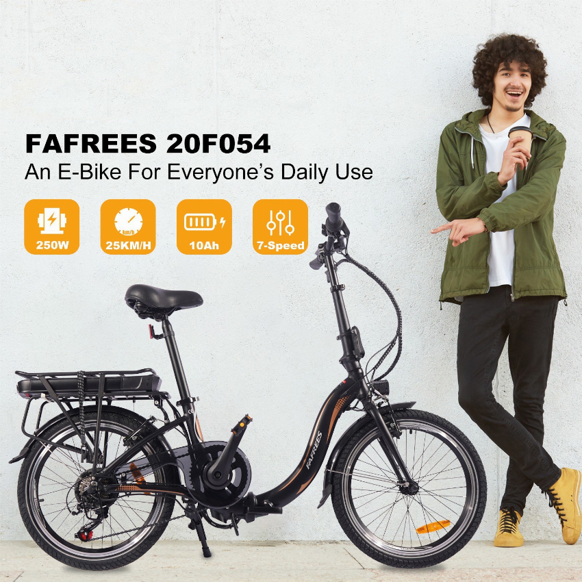 Discount code for Warehouse 56% discount 799 99 FAFREES 20F054 Folding Electric Bicycle free shipping at Cafago