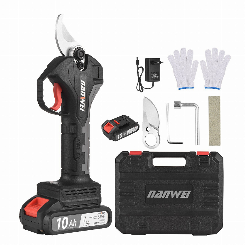 Discount code for Warehouse 57% discount 56 59 Nanwei 21V Brushless Cordless Electric Pruning Shears free shipping at Cafago