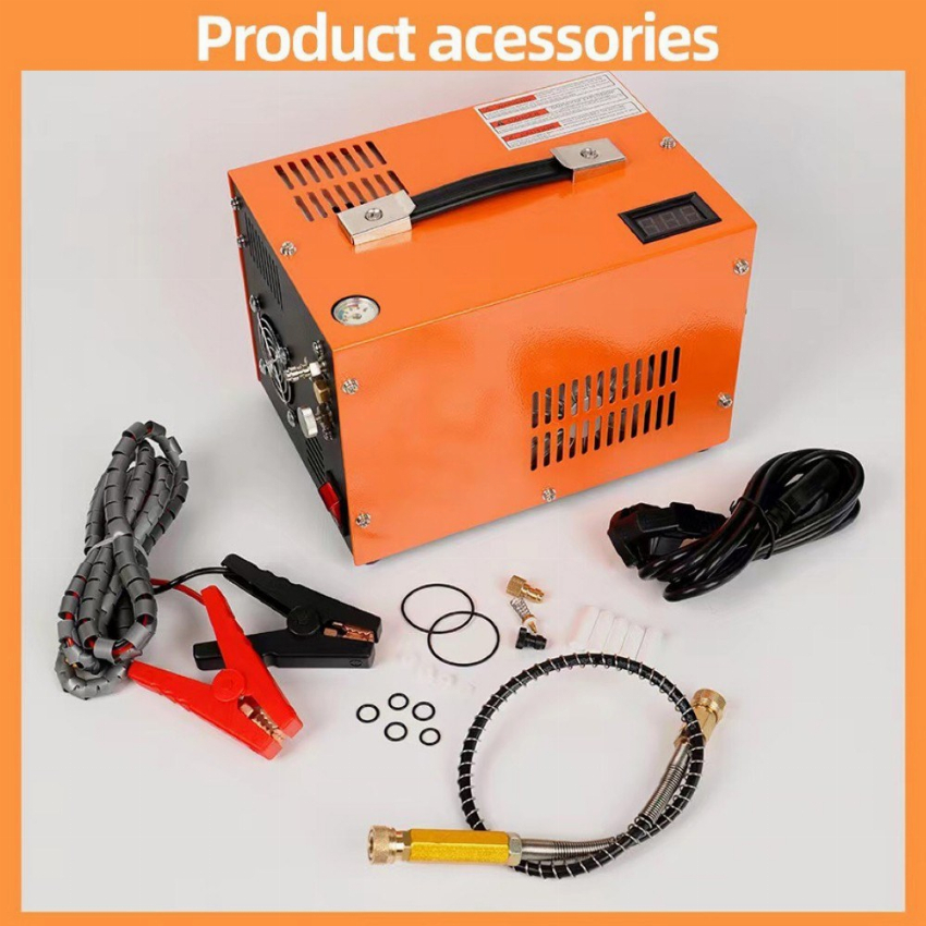 Discount code for Warehouse 61% discount 142 29 4500PSI High Pressure LED Display Air Compressor free shipping at Cafago