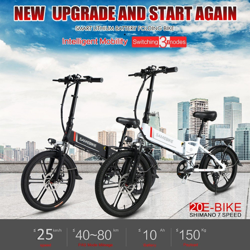 Discount code for Warehouse 61% discount 745 99 Samebike 20LVXD30-II Ebike free shipping at Cafago