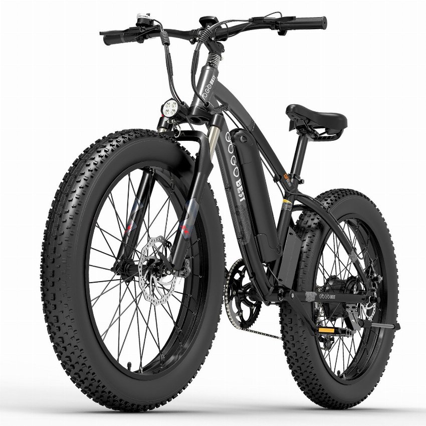 Discount code for Warehouse 63% discount 1139 99 GOGOBEST GF600 26 x 4 Inch Fat Tire Electric Mountain Bike free shipping at Cafago
