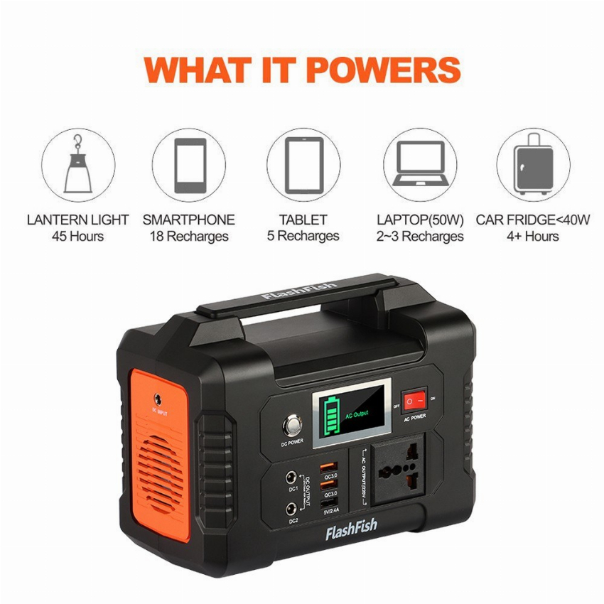 Discount code for Warehouse 64% discount 128 59 Flashfish E200 Portable Power Station 200W Battery free shipping at Cafago
