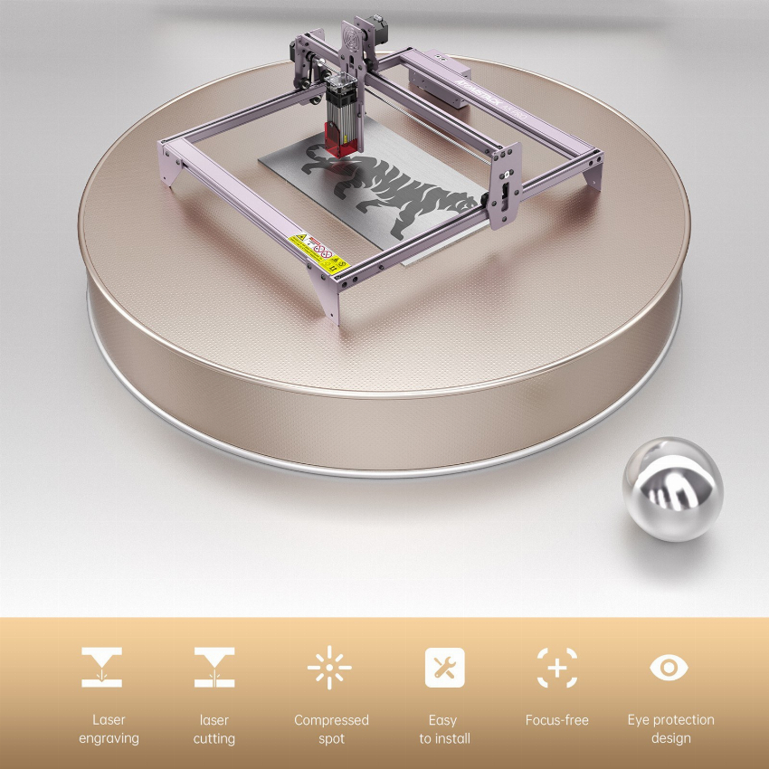 Discount code for Warehouse 67% discount 185 99 OMSTACK A5 Pro 5 5W Laser Engraver free shipping at Cafago