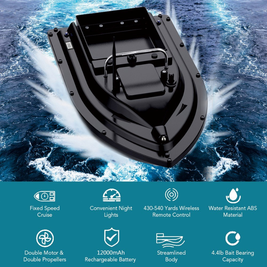 Discount code for Warehouse 71% discount 59 99 Wireless Remote Control Fishing Bait Boat at Cafago