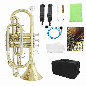 Discount code for Warehouse 76% discount 92 99 LADE Professional Bb Flat Cornet Brass Instrument free shipping at Cafago