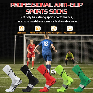 Discount code for 3 59 Football Socks Anti Slip With Rubber Pad free shipping at Cafago