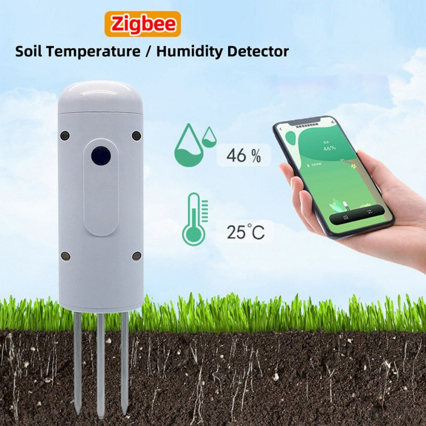 Discount code for New Arrival 46% discount 23 49 Tuya Zigbee Wireless Soil Moisture Meter free shipping at Cafago