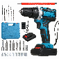 Discount code for New Arrival 61% discount 60 47 21V Cordless Drill Driver Kits with 2 Battery free shipping at Cafago