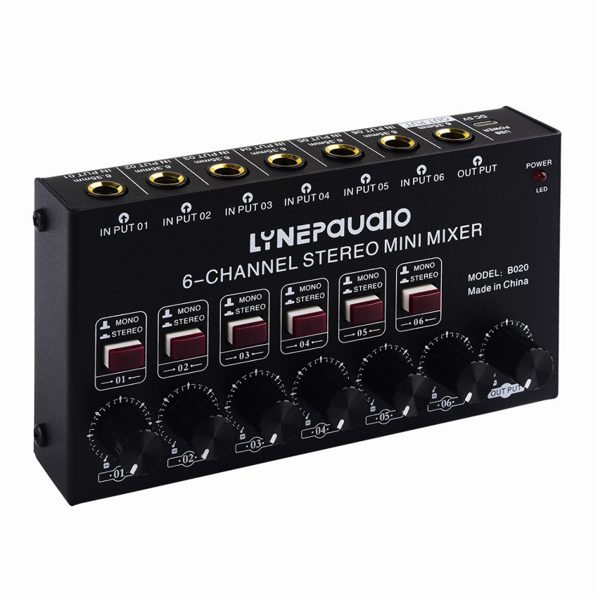 Discount code for New Arrival 64% discount 41 27 Mini 6-Channel Stereo Audio Mixer free shipping at Cafago