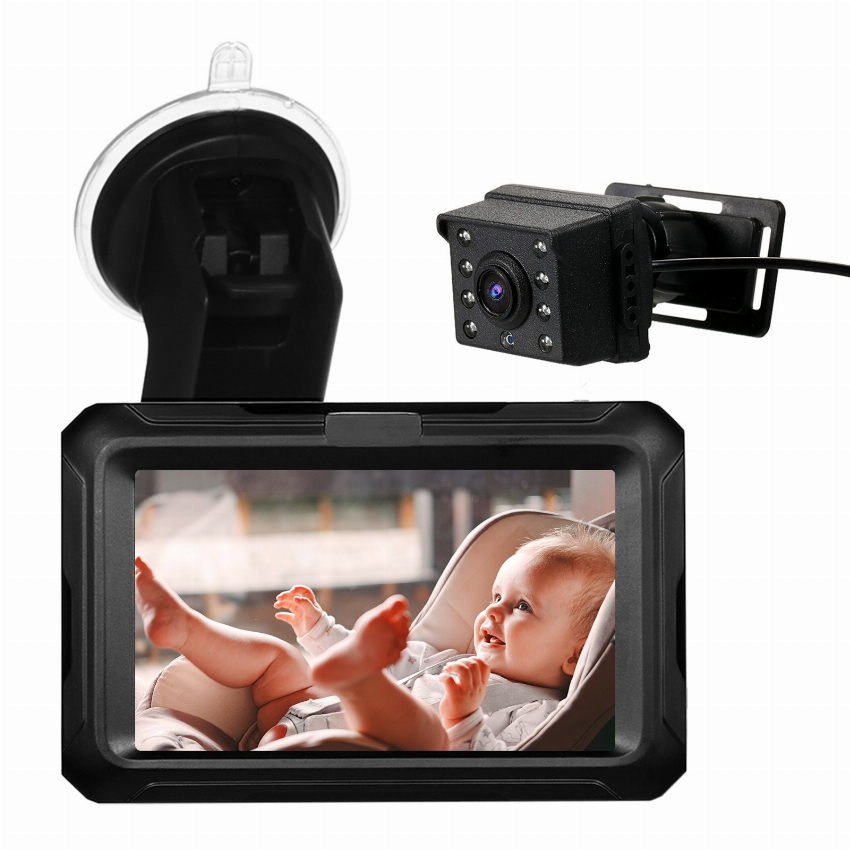 Discount code for New Arrival 66% discount 25 10 Baby Car Mirror 1080P Baby Monitor free shipping at Cafago