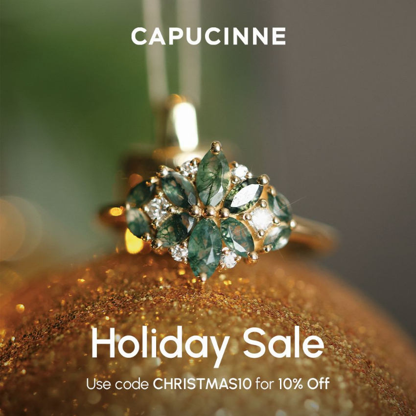 Discount code for Holiday sale at Capucinne d o o