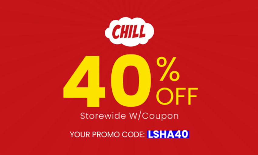 Discount code for 40% discount Everything at Chillclouds