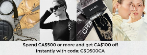 Discount code for CA 100 Off Orders Over 500 Use Code at Consigned Sealed Delivered Ltd