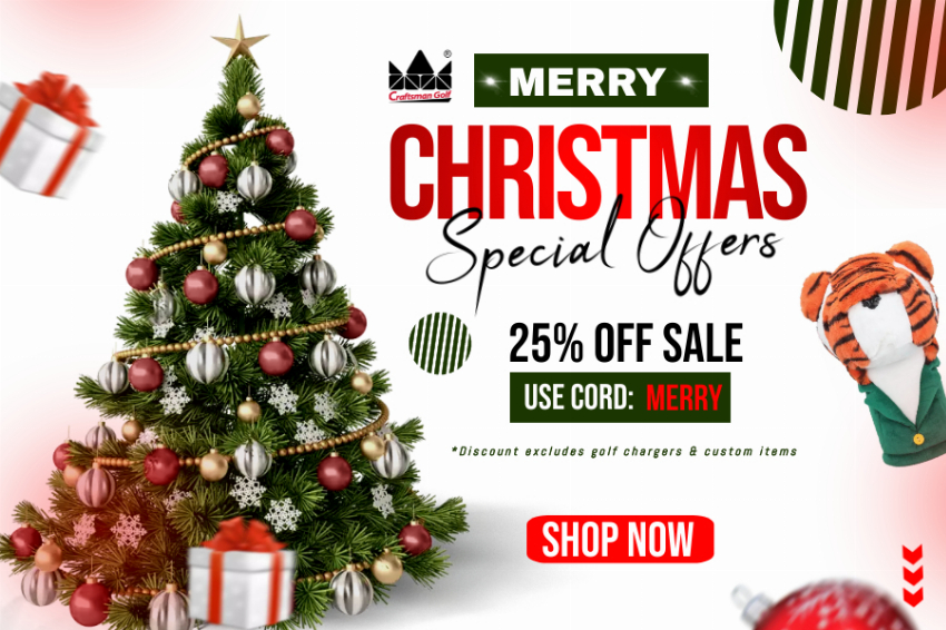 Discount code for Christmas Golf Sale at Craftsman Golf