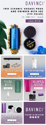 Discount code for Davinci IQ2 BUNDLE 94 Value at DaVinci Vaporizer