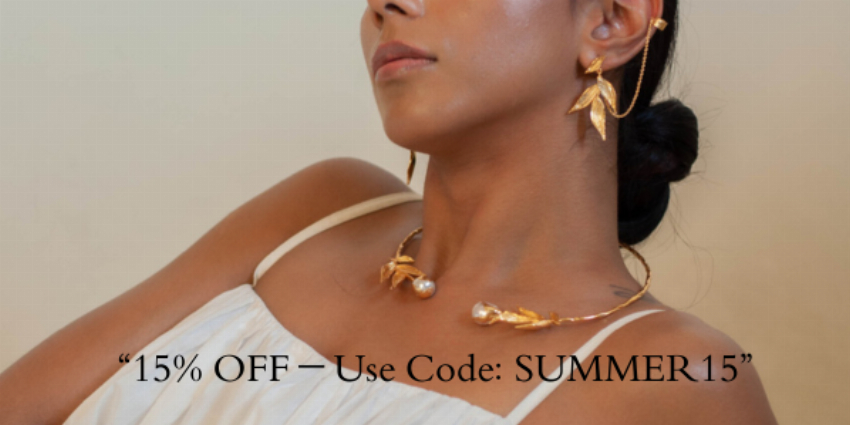 Discount code for 15% discount Dhwani Bansal Jewellery at DBJ International Inc