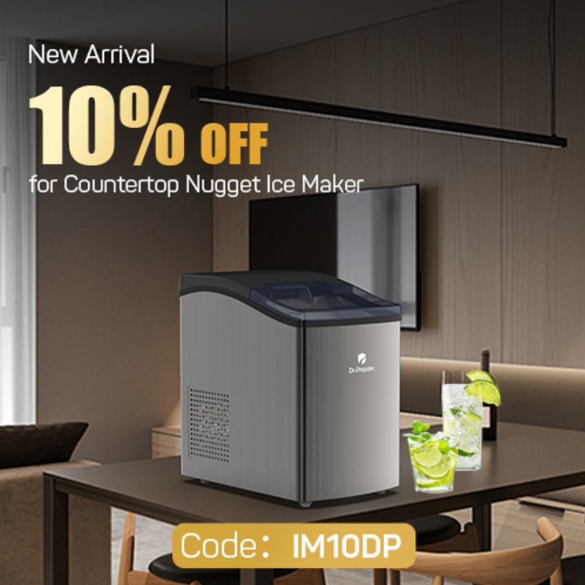 Discount code for 10% discount for Countertop Nugget Ice Maker at Dr Prepare