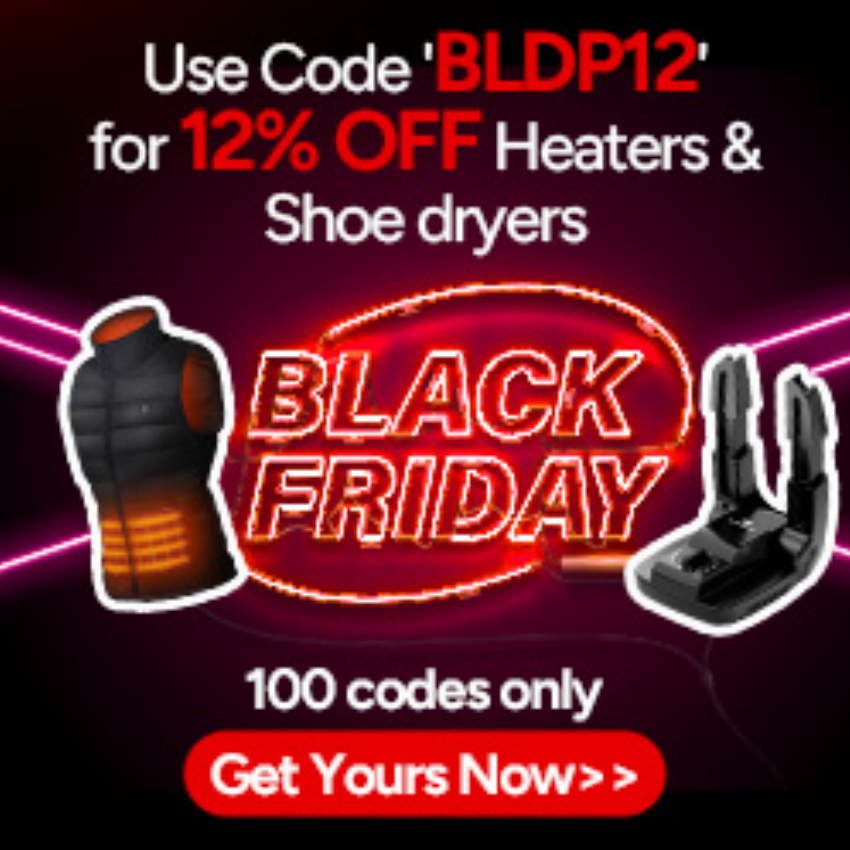 Discount code for 12% discount for Heaters Shoe Dryers at Dr Prepare