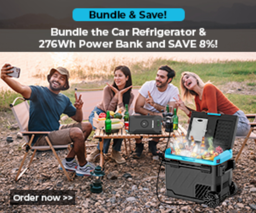 Discount code for Bundle the Car Refrigerator 276Wh Power Bank and SAVE 8% at Dr Prepare