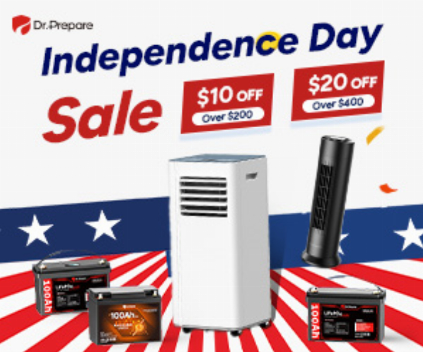 Discount code for 20 OFF for Order Over 400 Independence Day Sale at Dr Prepare