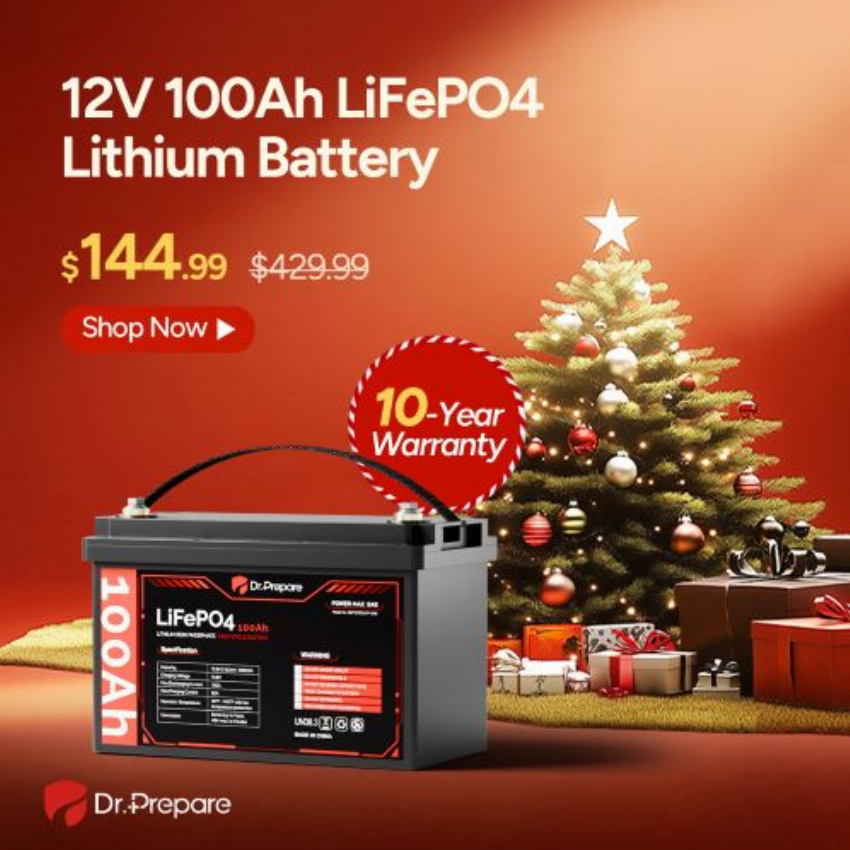 Discount code for Enjoy extra 10% discount for Lithium Battery at Dr Prepare