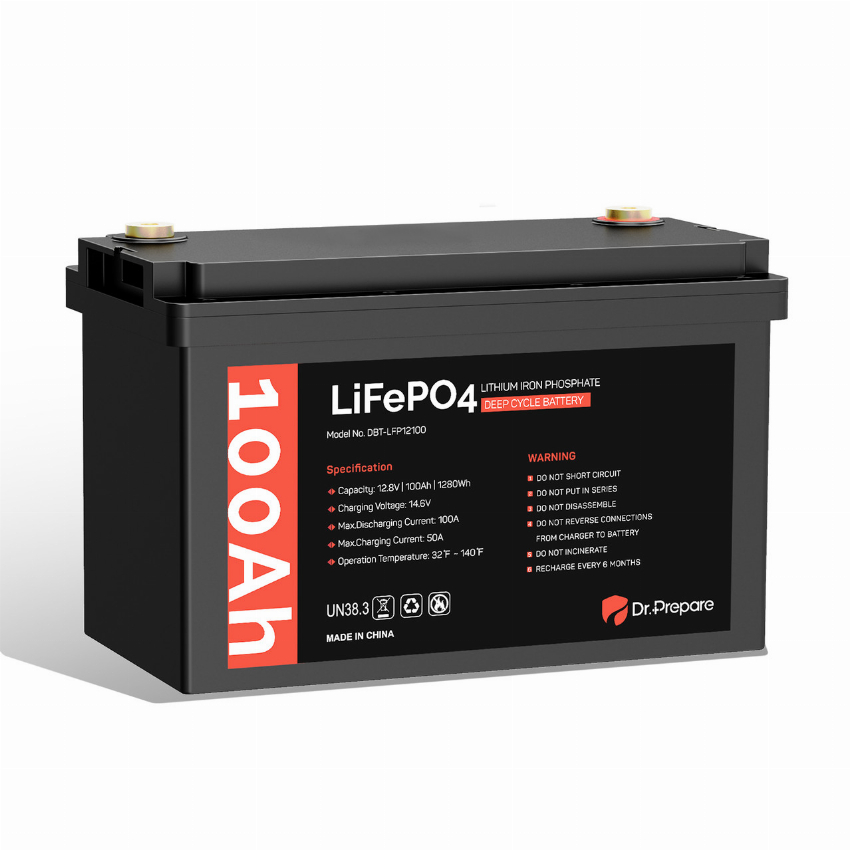 Discount code for Order 10 Lithium Iron Battery enjoy 100 OFF at Dr Prepare
