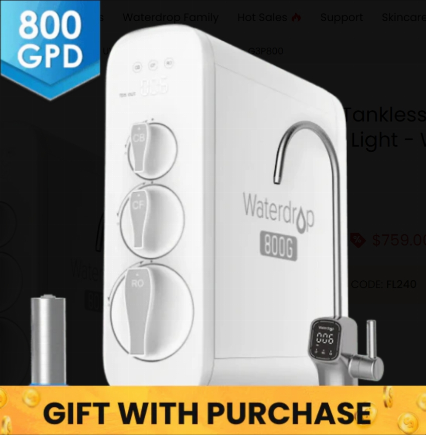 Discount code for Use to Save 300 off on Reverse Osmosis System at Ecolife Technologies Inc