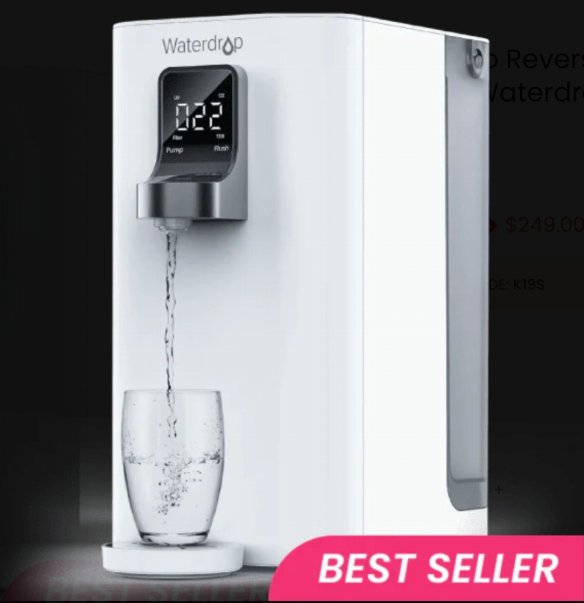 Discount code for Use to Save 80 off on K19 Countertop RO System at Ecolife Technologies Inc