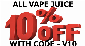 Discount code for 10% discount all vape juice at Ejuice Connect