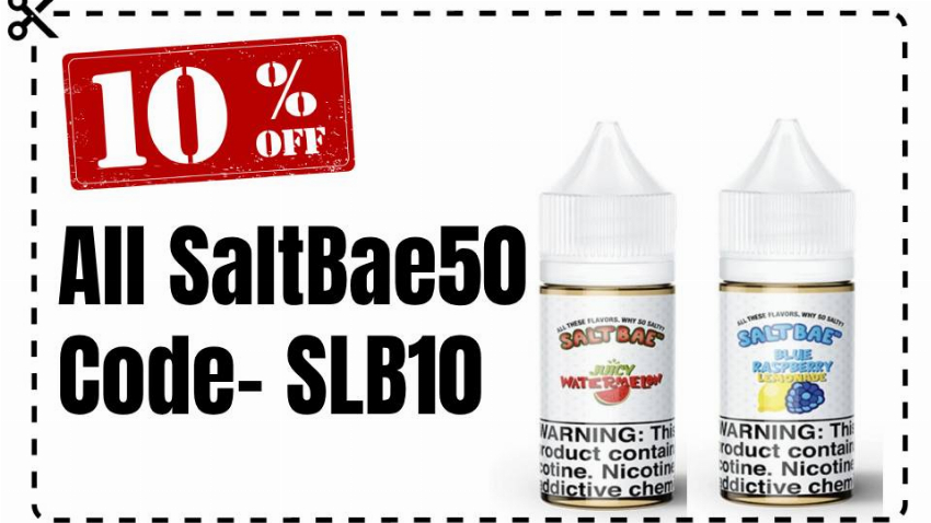 Discount code for 10% discount salt bae at Ejuice Connect