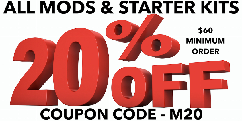 Discount code for 20% discount starter kits at Ejuice Connect