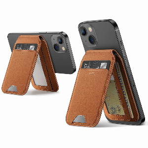 Discount code for ESR Vegan Leather Kickstand Wallet HaloLock 50% discount now at ESR