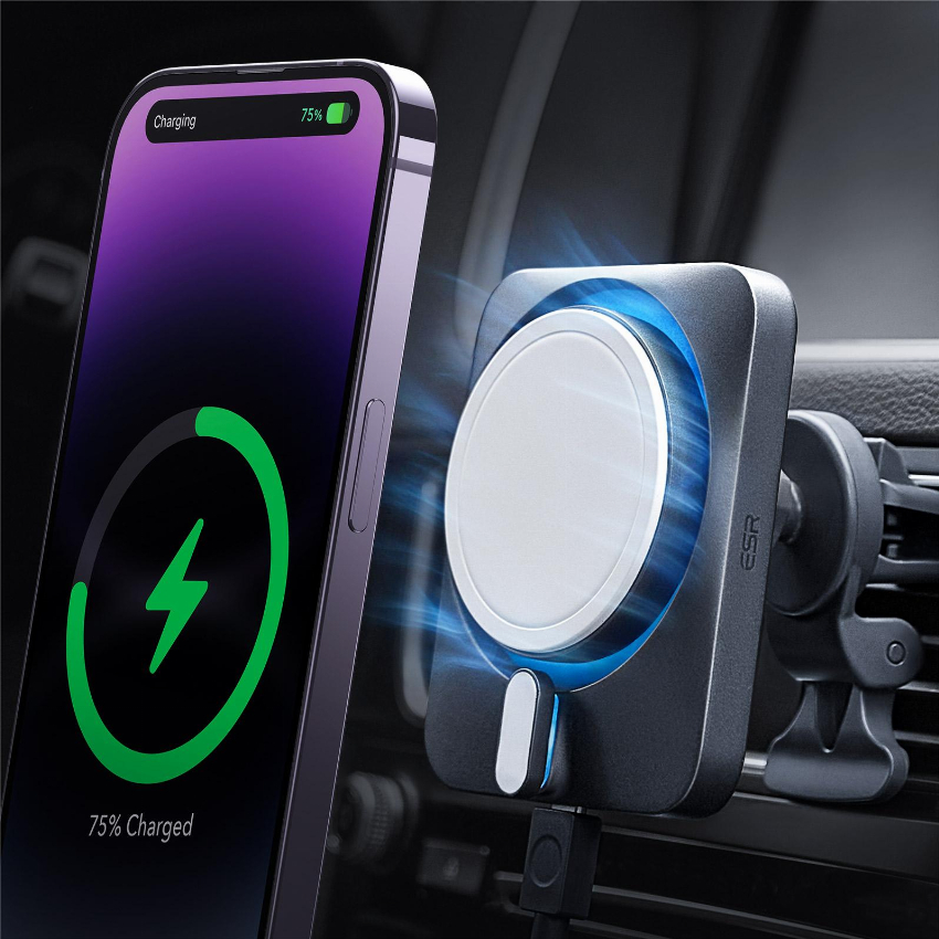 Discount code for New 15W Car Charger with MagSafe CryoBoost 20% discount at ESR