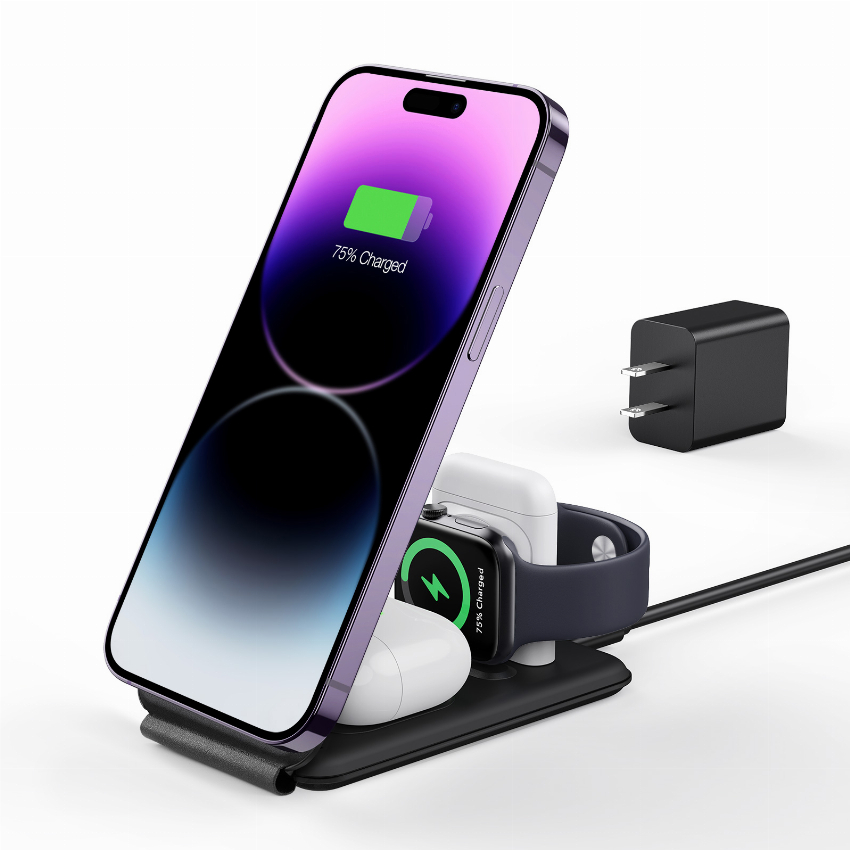 Discount code for New Foldable and Portable 3-in-1 Travel Wireless Charging Set 25% discount for the first Month at ESR