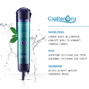 Discount code for Clatterans CL-RF05 CLRF05 Refrigerator Water Filter Compatible for EDR3RXD1 4396710 4396841 Filter 3 Kenmore 9030 9083 Water Filter at Excellent Filter