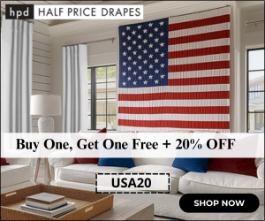 Discount code for Independence Day Sale 20% discount at Exclusive Fabrics Furnishings HPD