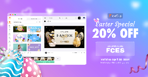 Discount code for FlexClip 20% discount Easter Discount at FlexClip