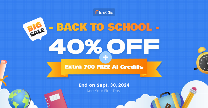 Discount code for FlexClip Education Discount at FlexClip