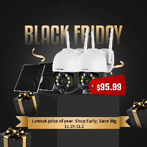 Discount code for 50 00 off BOGO Foscam B4 Solar Security Cameras Wireless Outdoor at Foscam