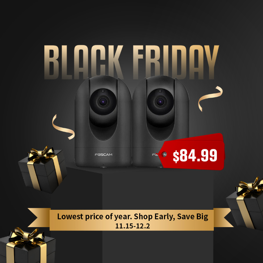 Discount code for 15 00 off BOGO Foscam R4S 4MP WiFi Home Security Camera at Foscam Mall