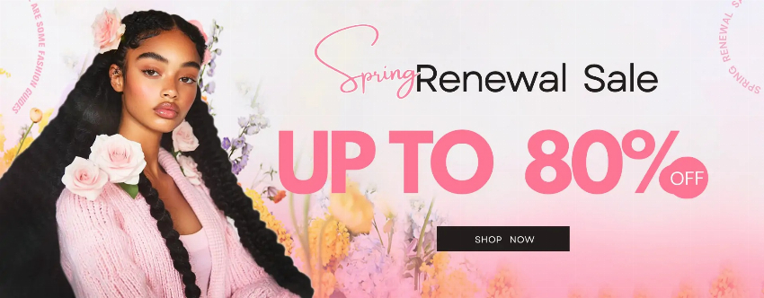 Discount code for Spring Mega Sale Up to 80% discount at Geeta Hair