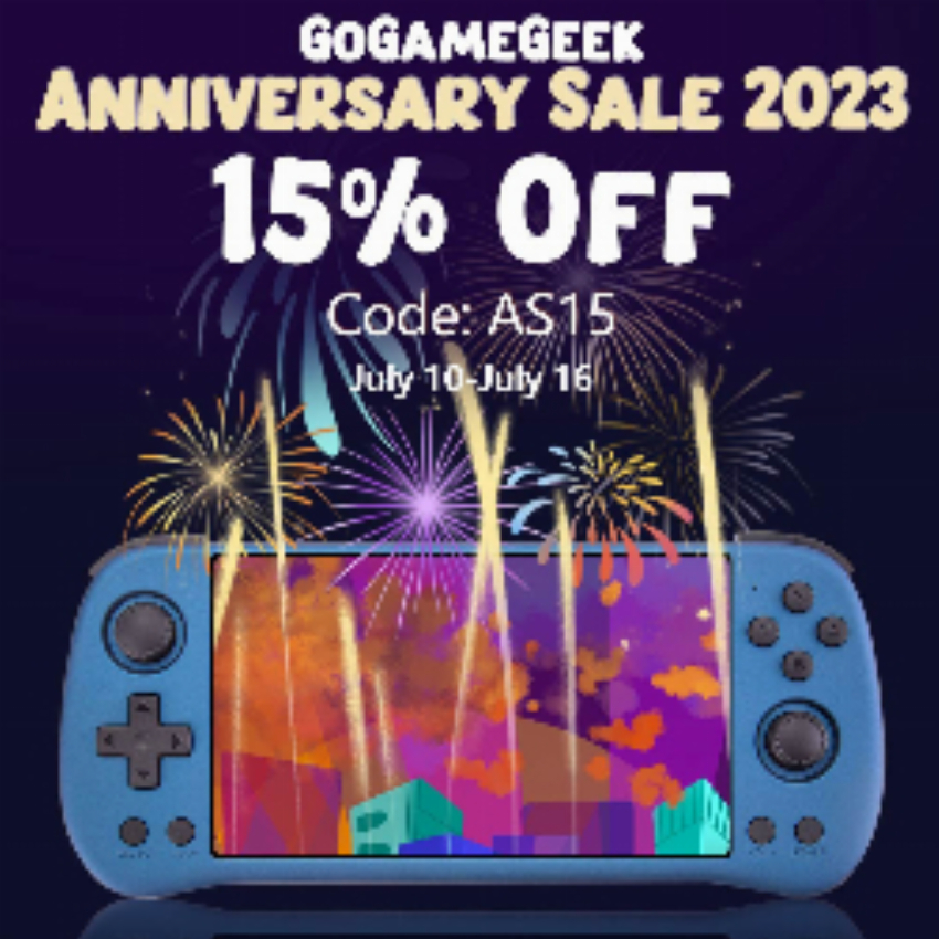 Discount code for Gogamegeek Anniversary Event 15% discount on All The Products at Gogamegeek