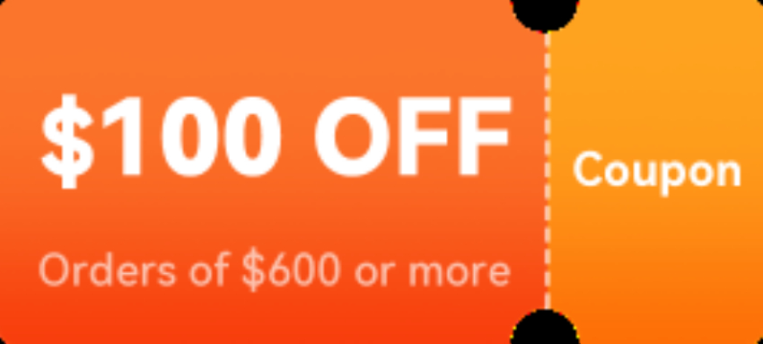 Discount code for Orders of 600 or more at Gshopper