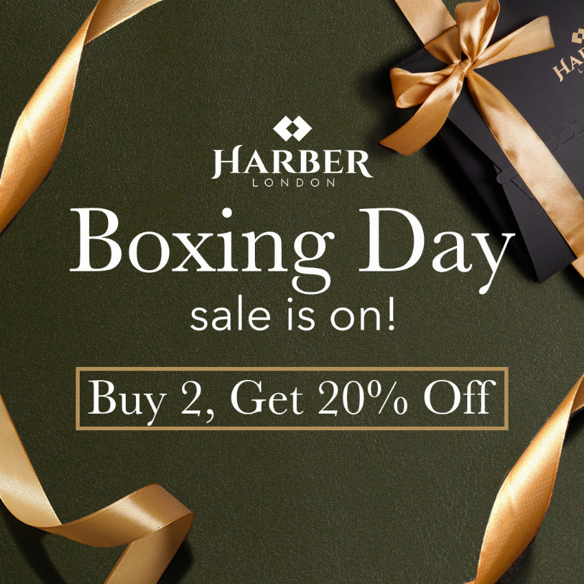 Discount code for BOXING DAY SALE at Harber London