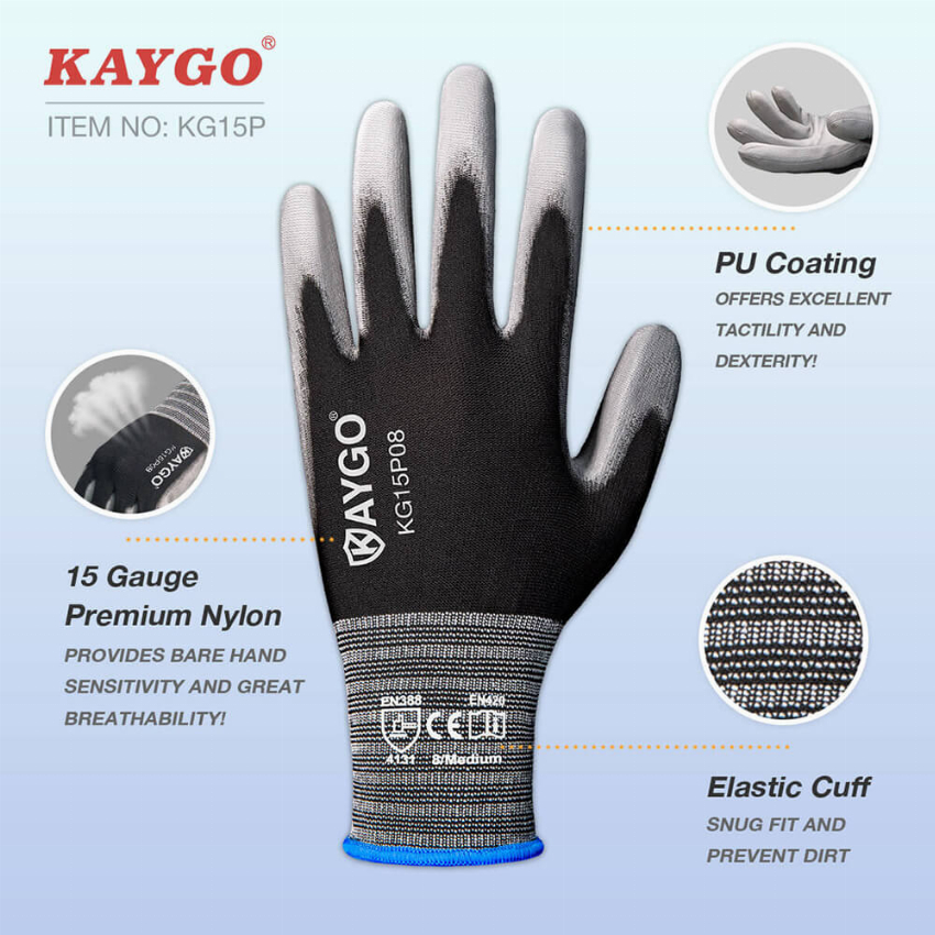 Discount code for Get 35% discount KAYGO KG15P PU Coated Work Gloves at HONGKONG HMC TRADING CO LIMITED