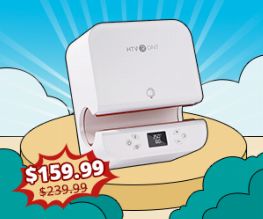Discount code for 20 off Auto Heat Press Machine COUPON at HTVRont