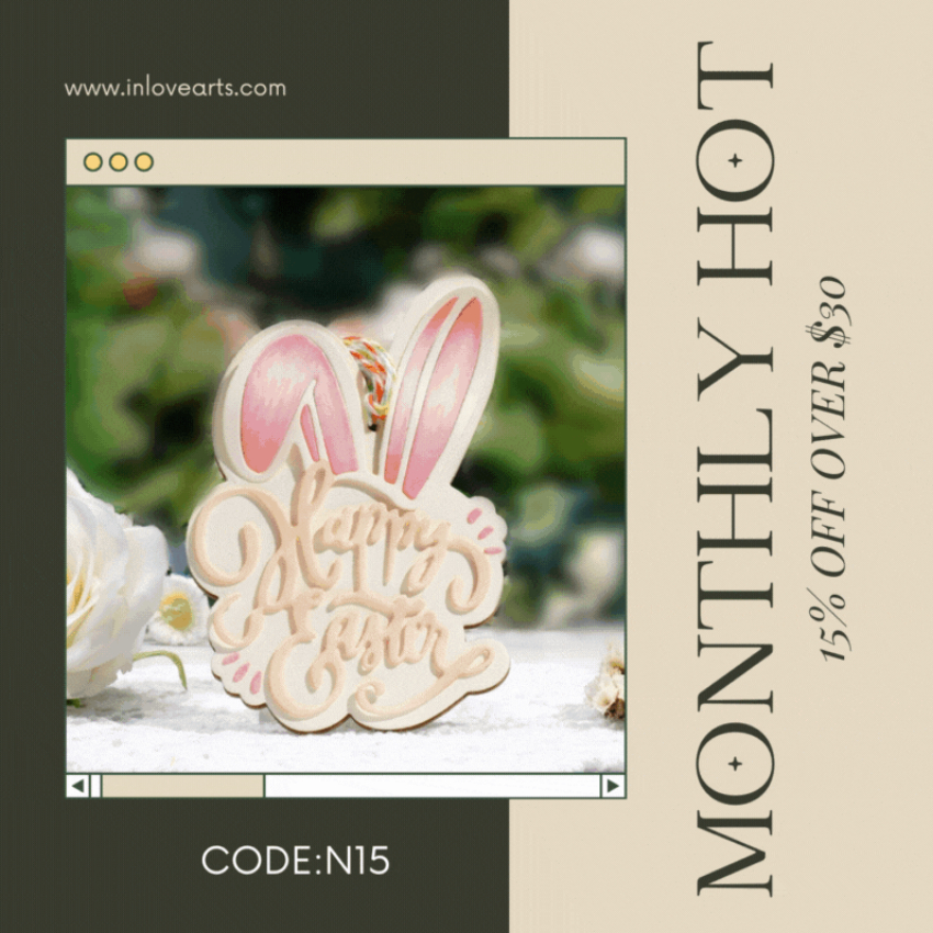 Discount code for Monthly Hot Sale at Inlovearts