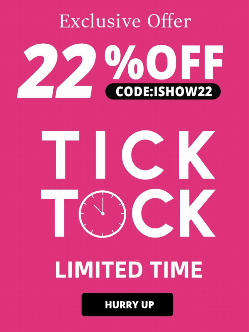 Discount code for Exclusive Offer 22% discount-Limited Time at Ishow Hair